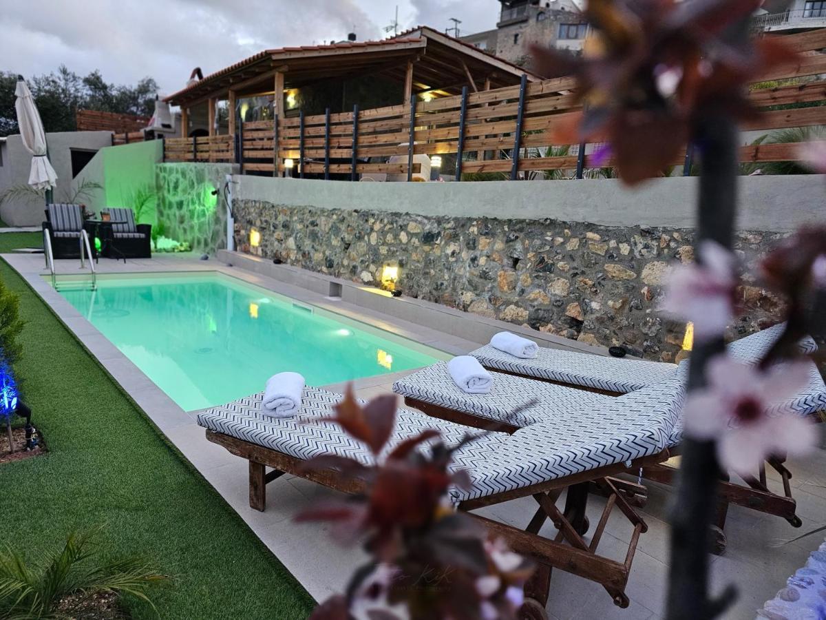 Elia Paradise Villa With Private Pool Iráclio Exterior foto