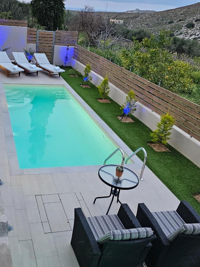 Elia Paradise Villa With Private Pool Iráclio Exterior foto